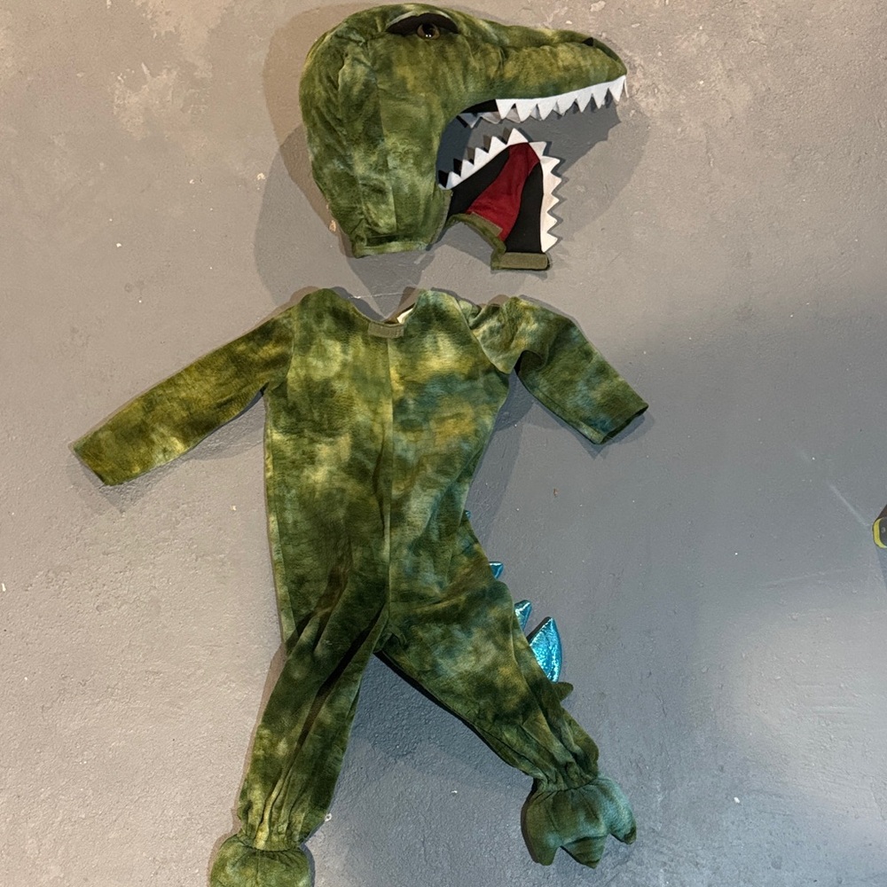 Green Dinosaur Costume for Kids by Pottery Barn Kids Size 2-3T